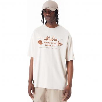 Camiseta unisex New Era Heritage Patch Oversized