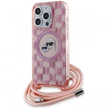 IPhone 15 Pro Max 6.7 Pink MagSafe Crossbody Case by Karl & Choupette – KLHMP15XHCKCKLCP