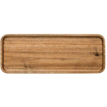 Bandeja de madera para artículos de mesa