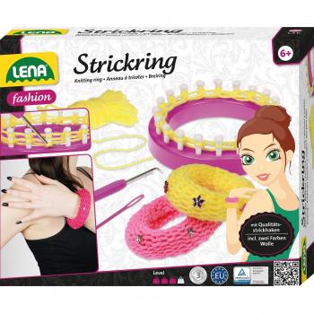 Lena 42526 – Strickring-Kit für Anfänger ab 6 Jahren