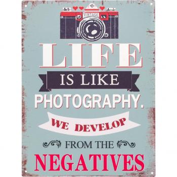 Plaque Décorative en Métal 1x25x33cm