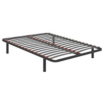 Somier multiláminas de madera Pikolin alta durabilidad 150x182 con bastidor de acero reforzado y 4 patas