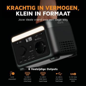 Xtorm StormShield 200W Draagbare Accu