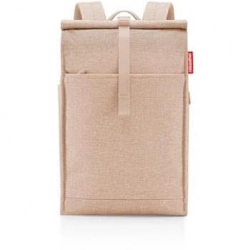 Reisenthel Roll‑Top Backpack, 49 cm, Pink, Laptop Compartment