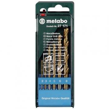 Metabo HSS-TiN-Bohrerkassette, 6-teilig