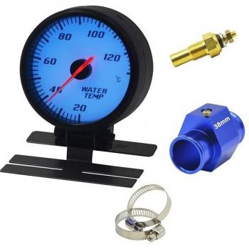 Dragon 60MM Racing Water Temp Gauge 20-140°C Blue Backlight