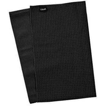Casall Yoga‑Saughandtuch Schwarz – 30 cm × 60 cm