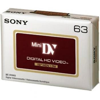 MiniDV Sony DVM-63HD pour caméscopes HD