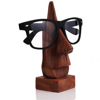 Vintage Rosewood Hand-Cut Nose Clip