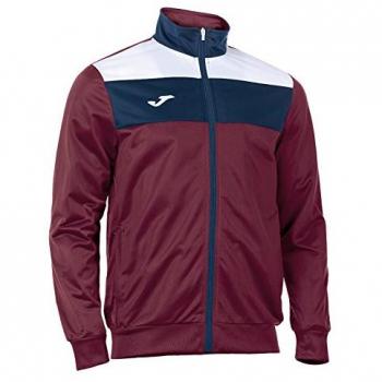Joma Kids Sportjacke in Burgund, Weiß und Dunkelblau
