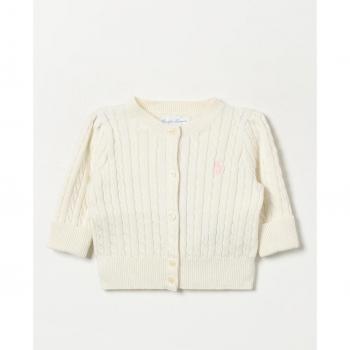 Ralph Lauren Kids Weißes Strickpullover, Größe 74