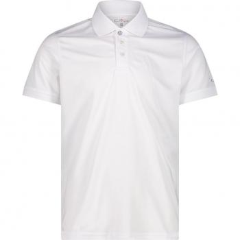 Polo CMP Piquet bianco perlaceo XL