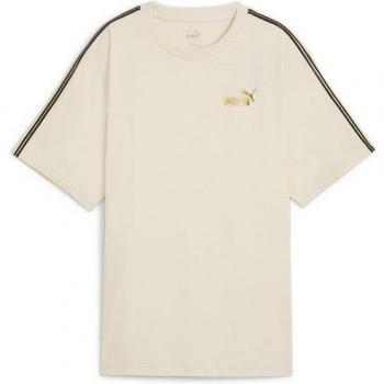 Ess Tape Minimal Gold Camiseta Mujer Puma Alpine Snow White