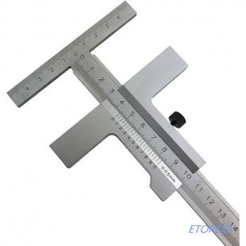 160mm T-Type Vernier Caliper with Fine Adjustment