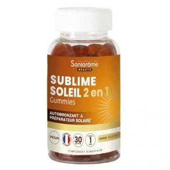 Santarome Sublime Soleil 2 en 1 Autobronzant 30 Gummies