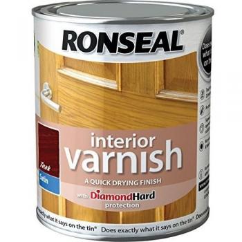 Teak Satin Quick Dry Interior Varnish 250ml