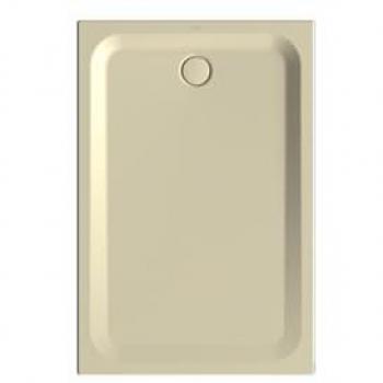 Ducha rectangular BetteUltra 1500 × 1000 mm (Crema Mate) con Glaze Plus