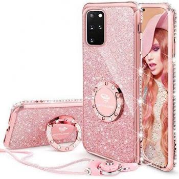 Cover Soft Glow Oro Rosa per Samsung S20 Plus 5G