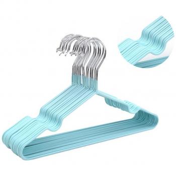 10pcs Colorful Metal Hangers for Baby Clothes, 11.6