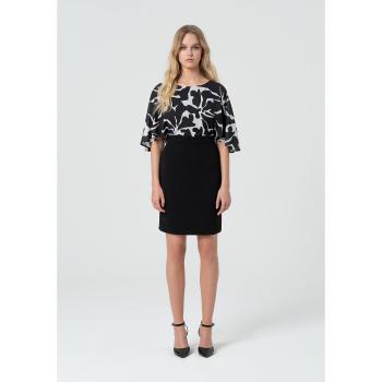 Top de Vestido Regular com Motivo na Frente