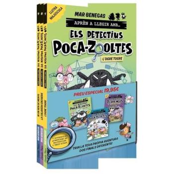 Pack Aprèn a llegir amb... Els detectius Poca-zooltes! 7,8 i 9: En lletra MAJÚS.