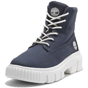 UK 6.5 Timberland Greyfield Women’s Dark Blue Canvas Boot
