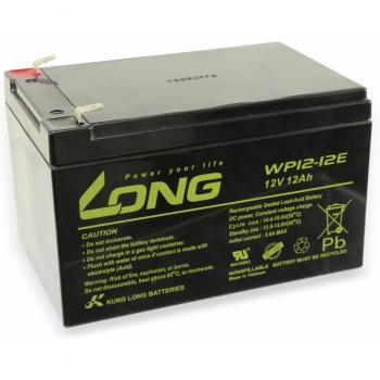 KUNGLONG Blei‑Akku WP12‑12E 12 V / 12 Ah, robuste Zyklenfestigkeit