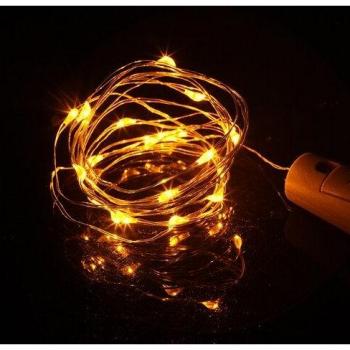 2M 20LED Copper Wire String Lights for Wine Bottles