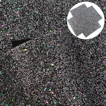 Feuille de cuir synthétique paillettes 20*34cm