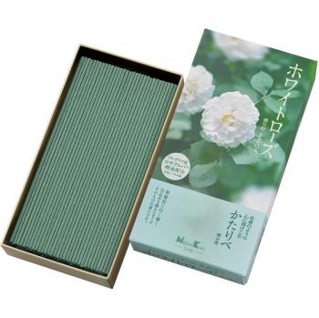 Rosa Blanca Kataribe 100g – Incenso Nipón Kodo con Fuma‑cita Leve