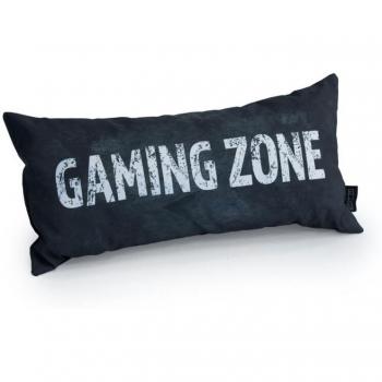 Cuscino Sportivo Game Over – 56x27 cm, Resistente all’acqua, Grigio