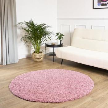 Heavy‑Duty California Shag Circle Carpet
