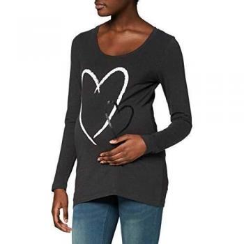 MAMALICIOUS Mlheartie X-mas Jersey de Manga Larga para Mujer