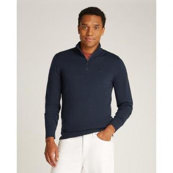 Calvin Klein Merino Wool Quarter Zip Top