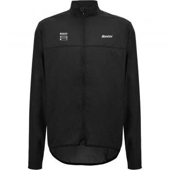 Santini Pirelli Men's XL Black Outdoor Jacket
