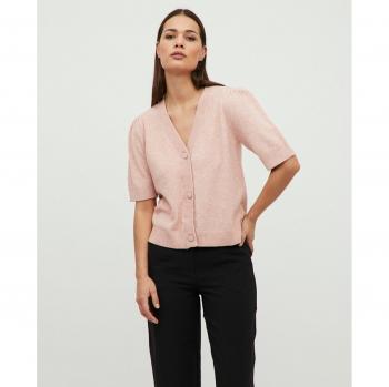 Cardigan Col En V Rosé