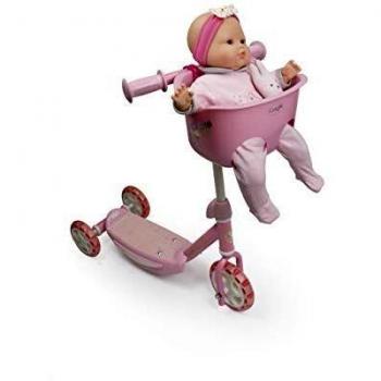 Patinete de Niña Corolle, Talla Única, Multicolor