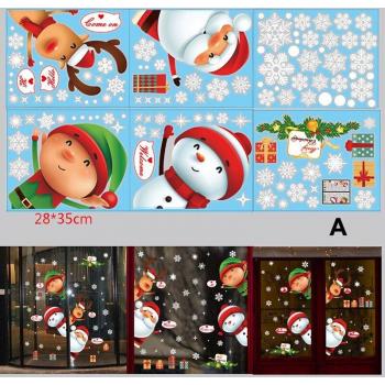 Xmas Joy 6-Pack Wall and Glass Decorations