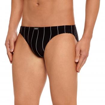 HOM Herren Slip Elegant Comfort Micro Briefs, Gestreift, Gr. X-Large, Schwarz