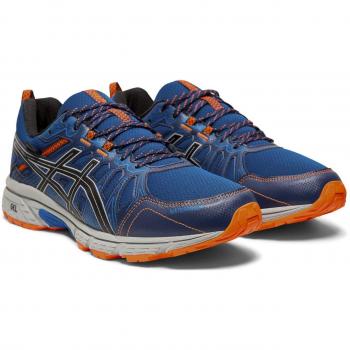Gel‑Venture 7 WP ASICS Herrenlauftrail in Blau/Grau, Größe 43,5 EU – US 9,5