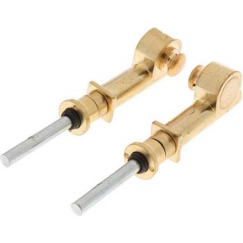 2-Pack Vortex Erhu Mechanical Axis Shafts, 9cm DIY Parts for String Instruments