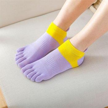 Silk‑Bamboo 5P/Lote – Calcetines Invisibles y Cómodos para Mujeres, Toca al Barco