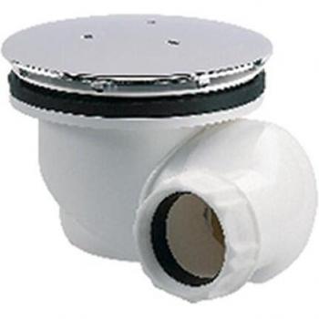 Bonde receveur D=90 mm, La GOULUE, capot métal D=120 mm, sortie orientable D=40