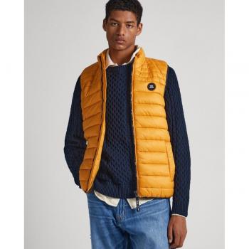Chaleco acolchado amarillo para hombre Pepe Jeans
