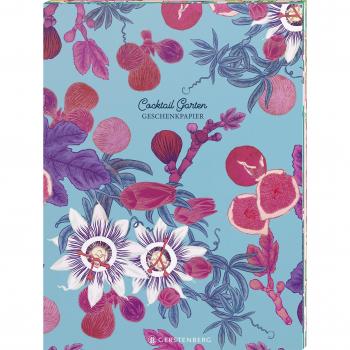 Cocktail Garten Geschenkpapier-Heft