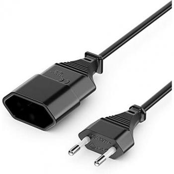 DeleyCON 1m Netzkabel Verlängerung Typ-C Eurobuchse