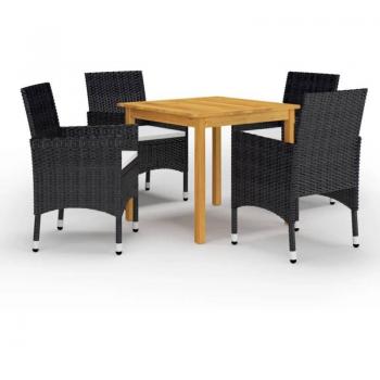 Mobili da Pranzo Jinlefu “Eleganza” – 5 pz neri
