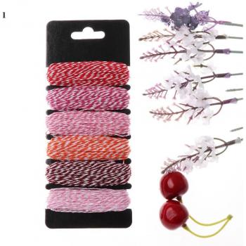 Double Color Cotton Rope for Scrapbooking and DIY Projects