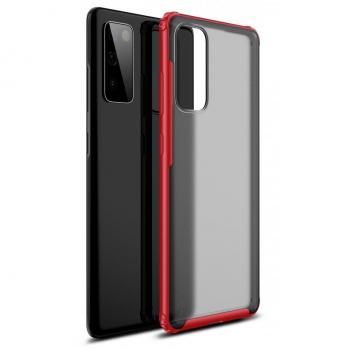 Samsung Galaxy S20 FE Hülle mit 2m Fallschutz, Anti-Impact, Rot