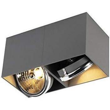 Lampadaire Gris Qazqa Spot